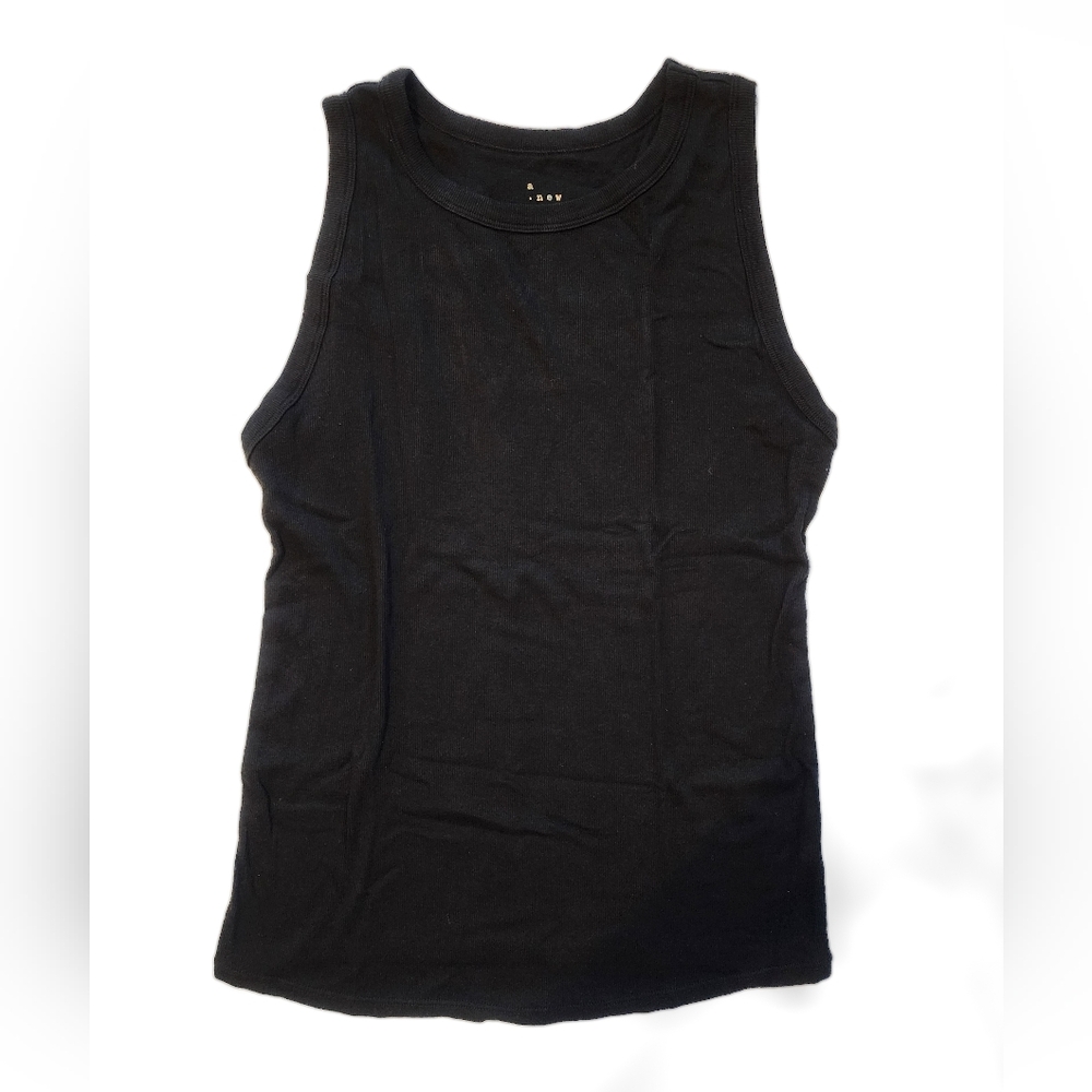 A New Day Fitted Basic Ribbed Tank(XXL)